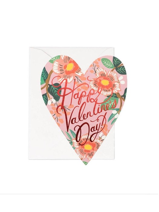 Heart Blossom Valentine Card  발렌타인 카드