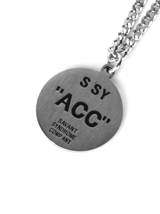 S SY PENDANT NECKLACE (SURGICAL STEEL)