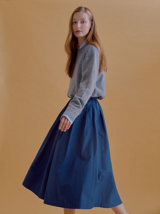 BOROMWAT Flared skirt (Dark blue)