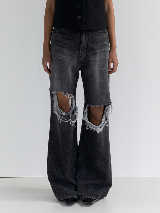 Mufa jeans (Washed black)