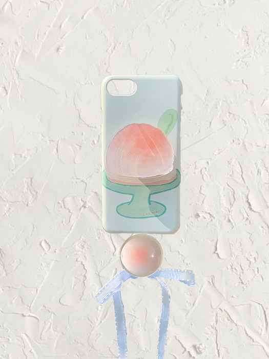 [SET]Drink series : peach bingsu phone case