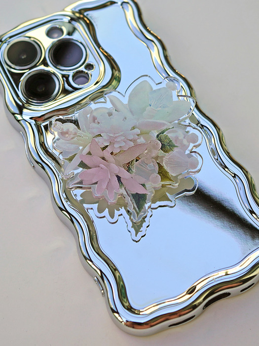 Flower Blast Phone Grip White (일반그립톡/맥세이프)
