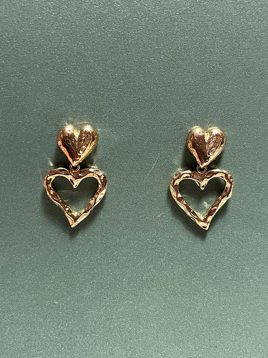 Two Gold Heart Er