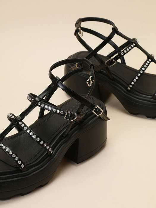 Duggy strap sandal(black)_DG2AM24030BLK
