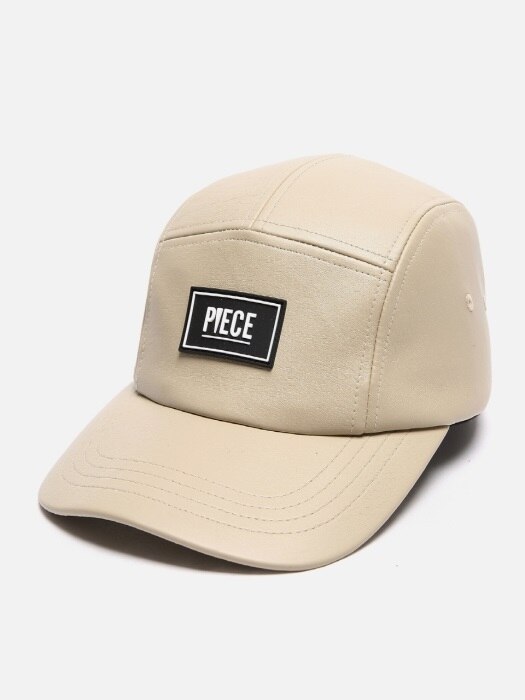 CLASSIC LEATHER CAMP CAP (BEIGE)