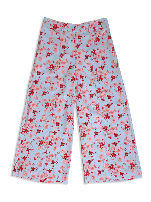 PANSY FLOWER WIDE PANTS (2COLORS)