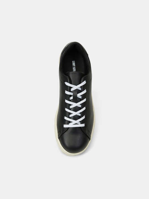 AUSTIN BLACK LEATHER SNEAKERS