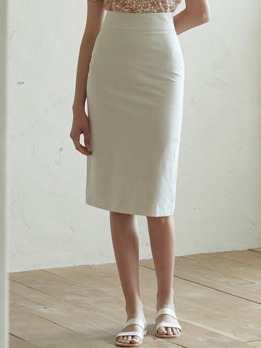 J514 H skirt (ivory)