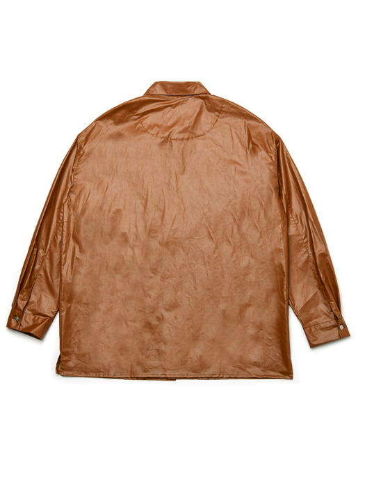 faux-leather pocket shirst_br