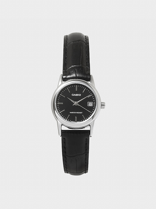 CASIO 카시오 LTP-V002L-1A 여성시계 가죽밴드 손목시계