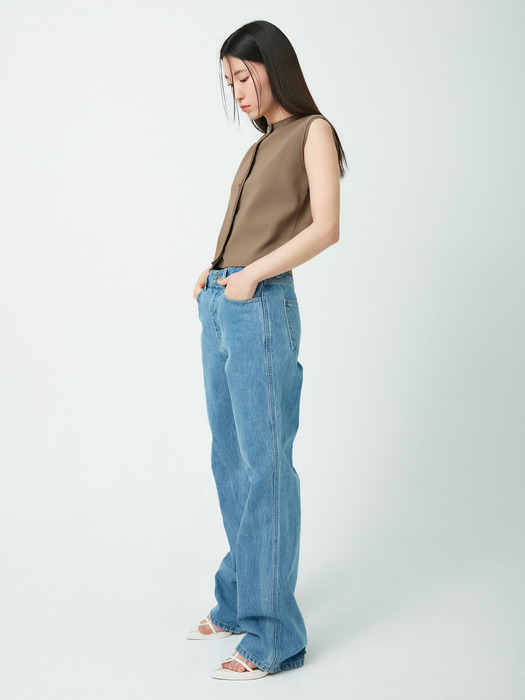Flared Jeans - 2Colors