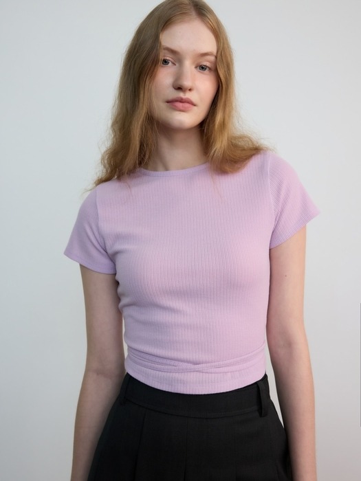 Back String T-shirts Mouve Pink (JWTS4E903P2)