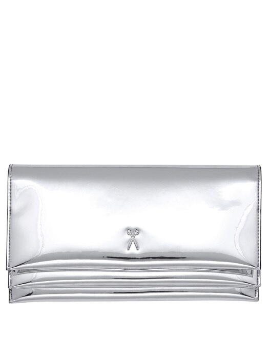 OZ Organizer Clutch Mirror Silver