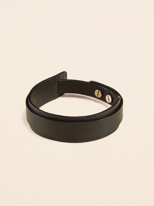 수제가죽 듀얼팔찌Dual wristband JB812-008(bk) 