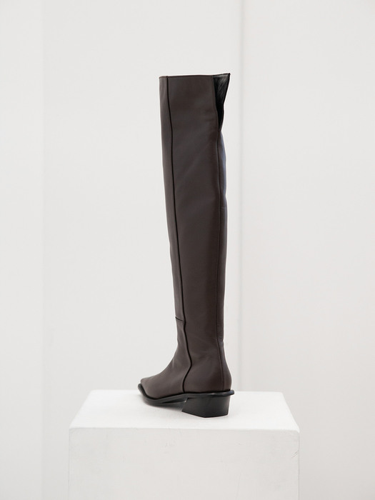 Collar Knee-High Boots 칼라 니하이 부츠 21F23BR