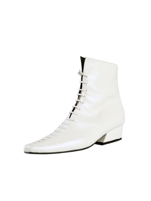 Corset boots offwhite