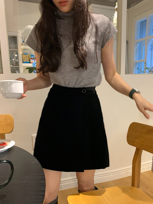 [Velvet&Corduroy] Mini Velvet Skirt
