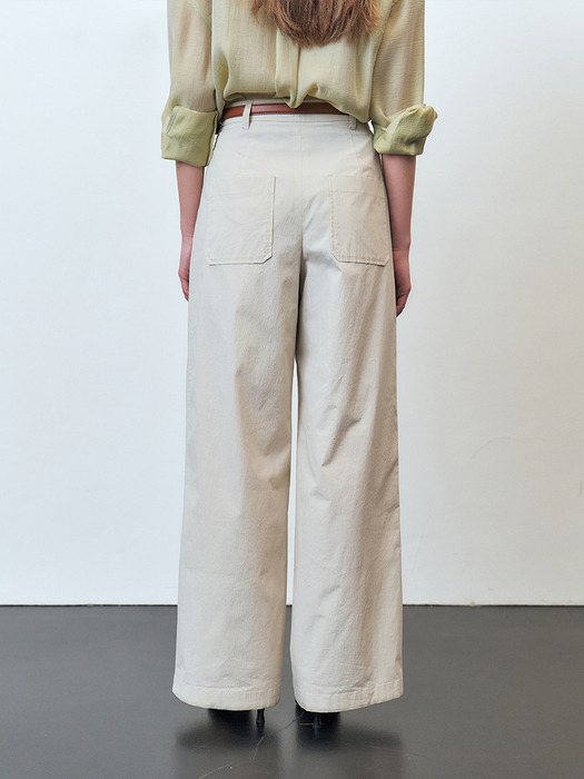 RTF ONE TUCK TROUSERS_2COLORS