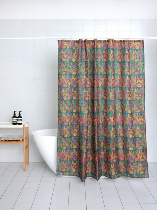 [Shower curtain] Cactus - R.green