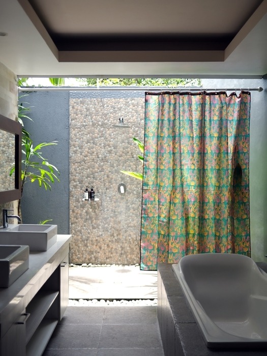 [Shower curtain] Cactus - R.green