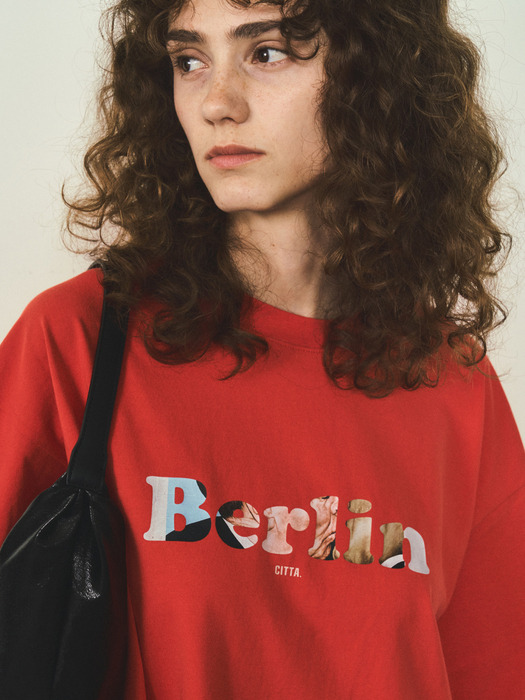 [City Story]Berlin Overfit T-shirt_CTT322(Red)