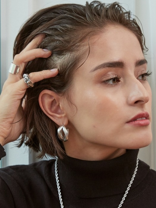 Chain Earring_Silver