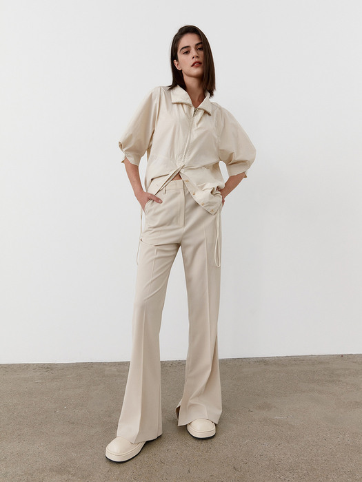 TWR STITCH FLARED TROUSERS_2 COLORS