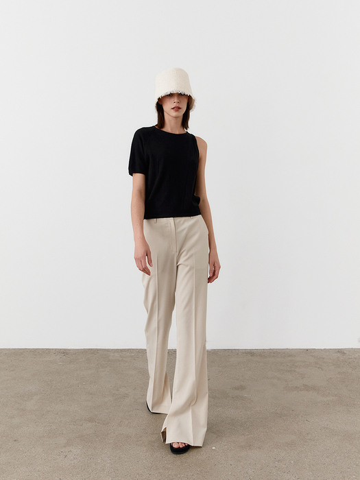 TWR STITCH FLARED TROUSERS_2 COLORS