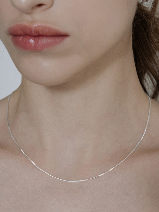 [silver925] TB011 snake chain necklace