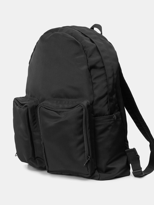 PREMIUM TWO PATCH POCKET BACKPACK (B006_BLACK)