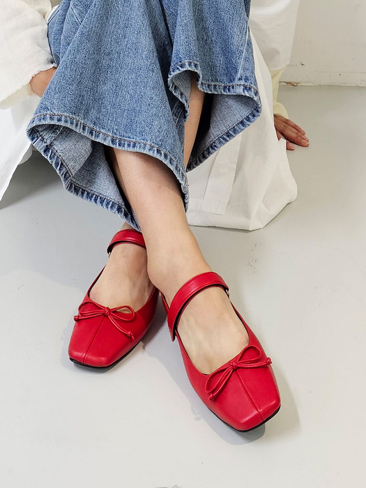 smart mary jane shoes red
