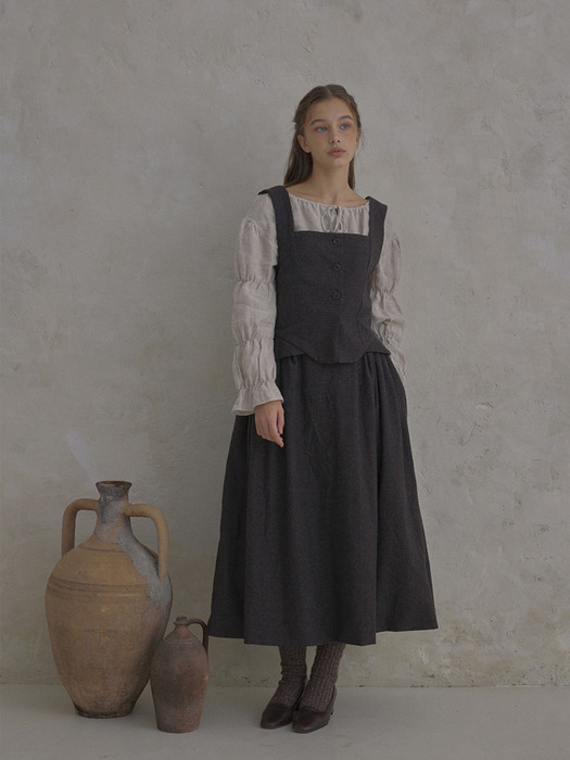 Noelle wool skirt