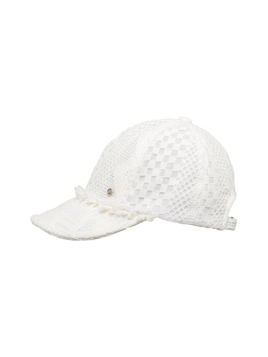 Knitted Lace cap