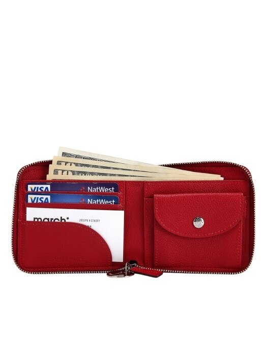 OZ Wallet Half Barbados Red