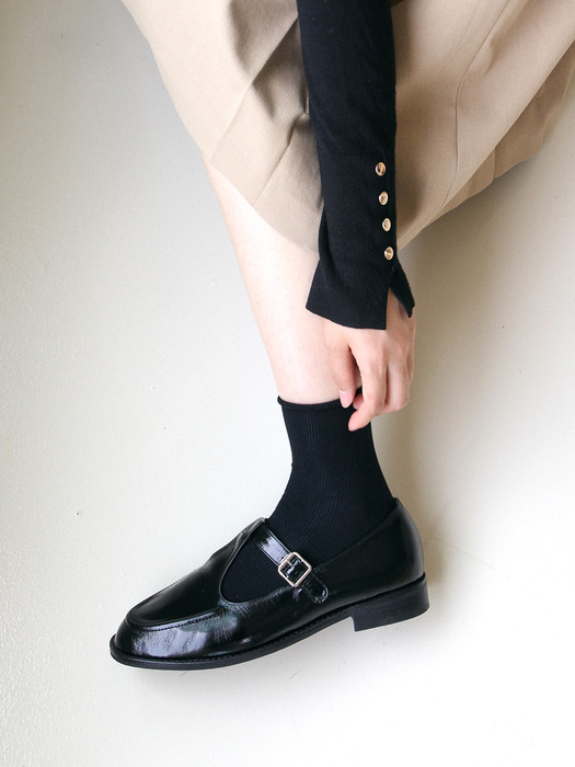VEVERS T-strap loafer_CB0043(type2)(2colors)