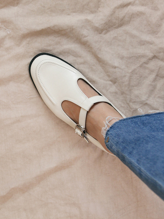 VEVERS T-strap loafer_CB0043(type2)(2colors)