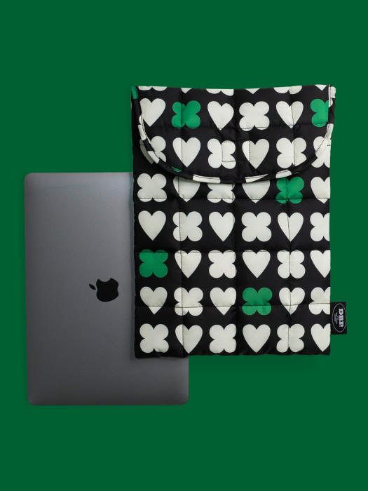 [Tablet / Laptop 파우치] LUCKY HEARTY BLACKBERRY