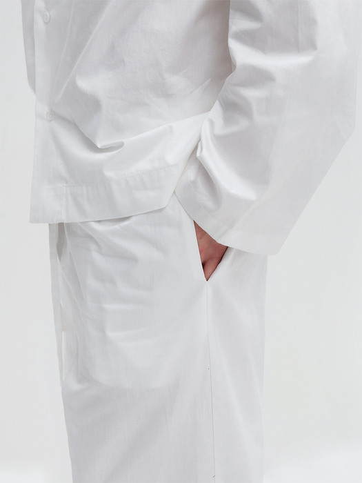 Stay Pajamas Long Sleeve Shirts - True White