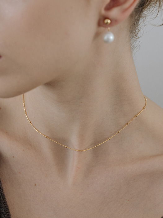 [silver925] TB009 mini ball chain necklace