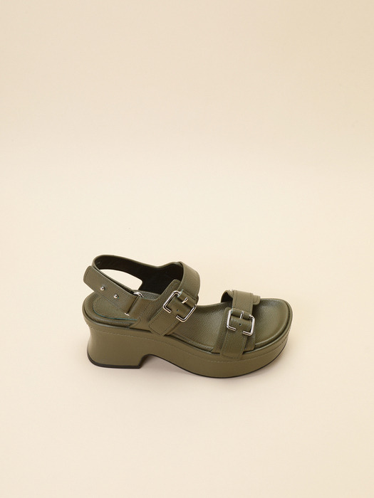 Buckle wedge sandal(khaki)_DG2AM24033KHI