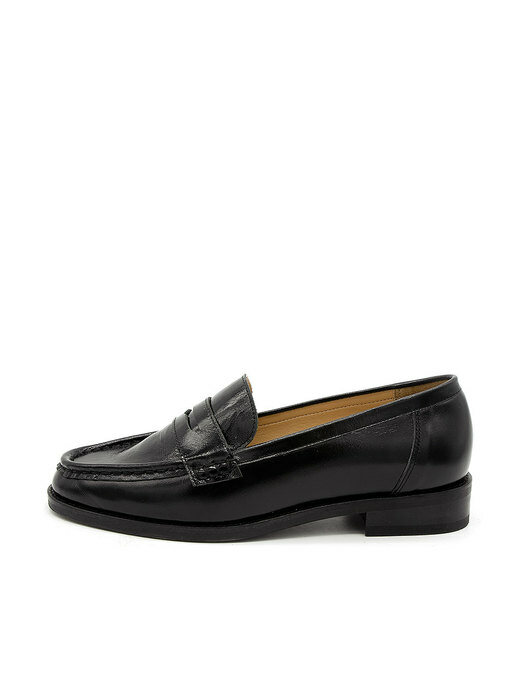 Penny loafers / black [N-267/BK]