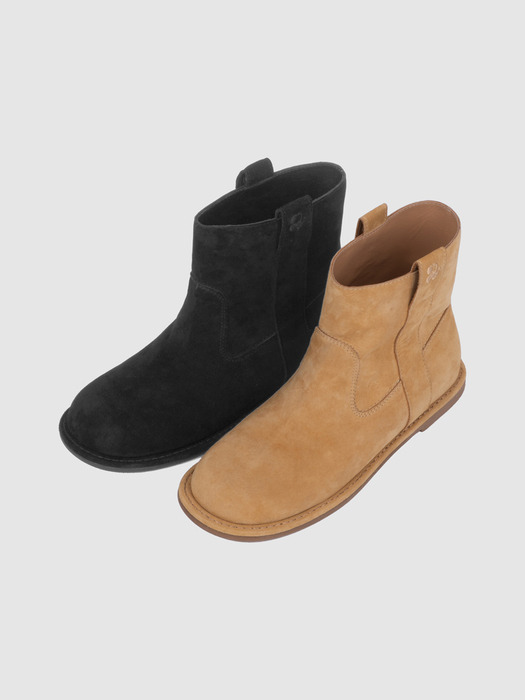 Suede ankle boots (2colors)