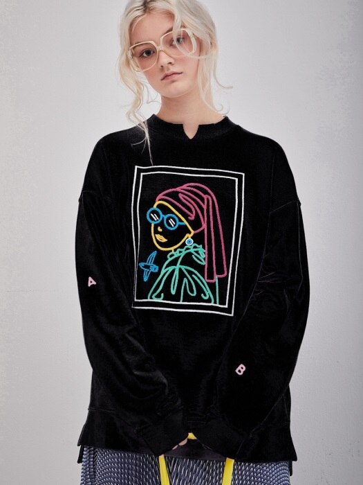 JENNY EMBROIDERY SWEAT SHIRT-3COLOR