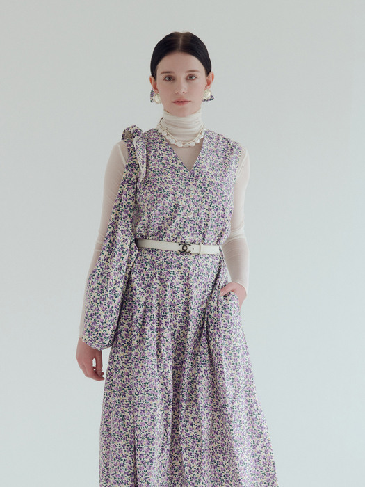 RANNY Floral Dress_PURPLE