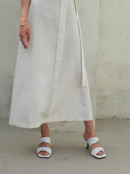 Sarah Sandals Leather White