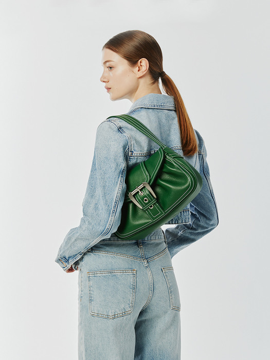 [단독]Arc shoulder bag / green