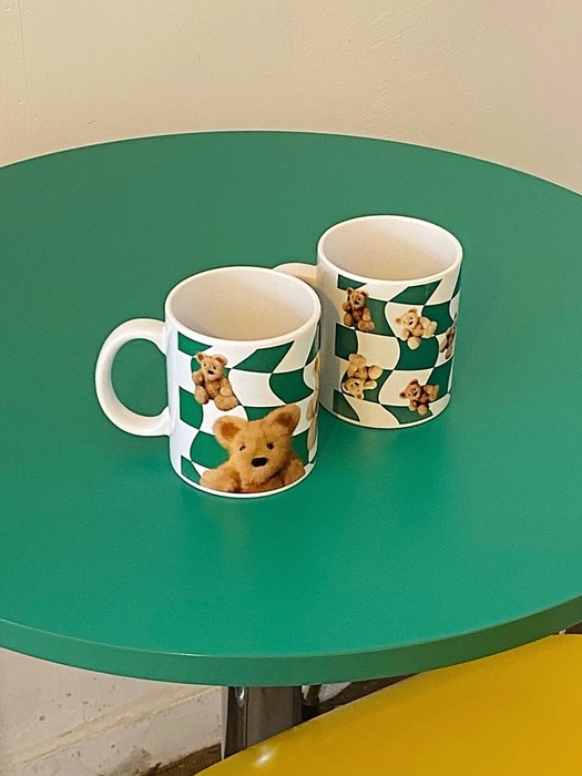 Cotton bear mug cup