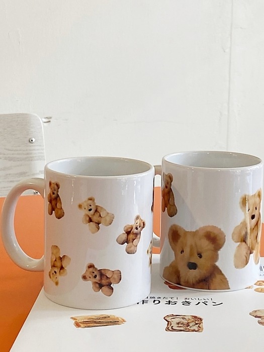 Cotton bear mug cup