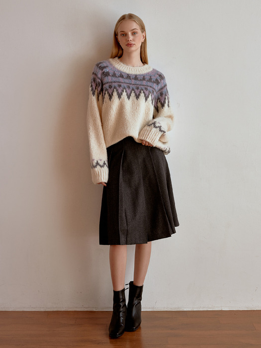 Ber nordic wool knit (cream)