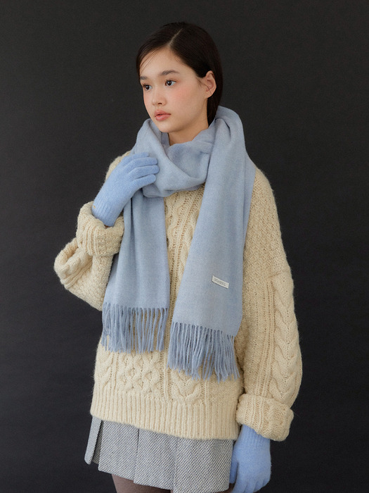 softy soft melt fringe muffler_COLORS